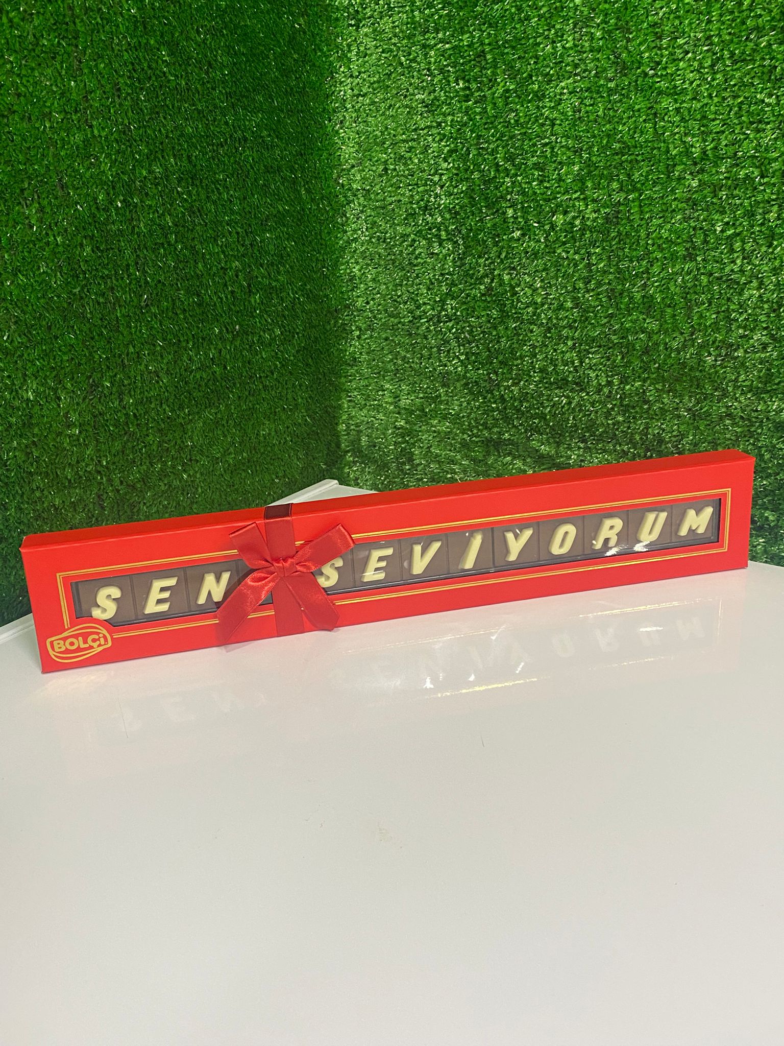 Seni Seviyorum Yazılı Özel Çikolata Kutusu